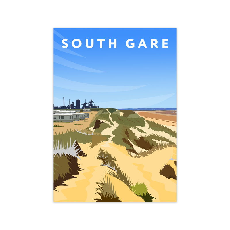 South Gare by Richard O'Neill - Print, 42 cm H x 297 cm W