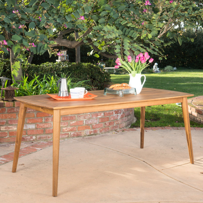 Table en bois pour la salle à manger - l 70,63 po x P 36,14 po et H 29,71 po