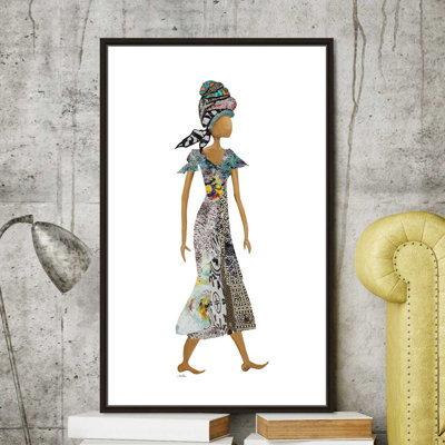 " Xhose Headwrap Woman " Acrylic Print
