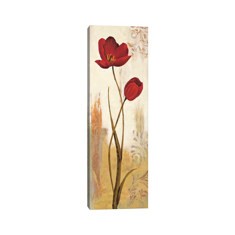 Panneau Tulipe by Nathalie Besson - Wrapped Canvas Panoramic Gallery-Wrapped Canvas Giclée