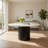 Charletta Round Faux Marble Top Dining Table