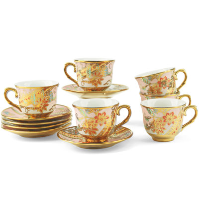 Premium Smooth Glazed Ceramic Cup and Saucer Set