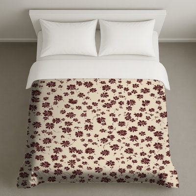 Housse de couette à motif floral