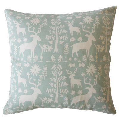 Housse de coussin décoratif en coton & insert Akeman