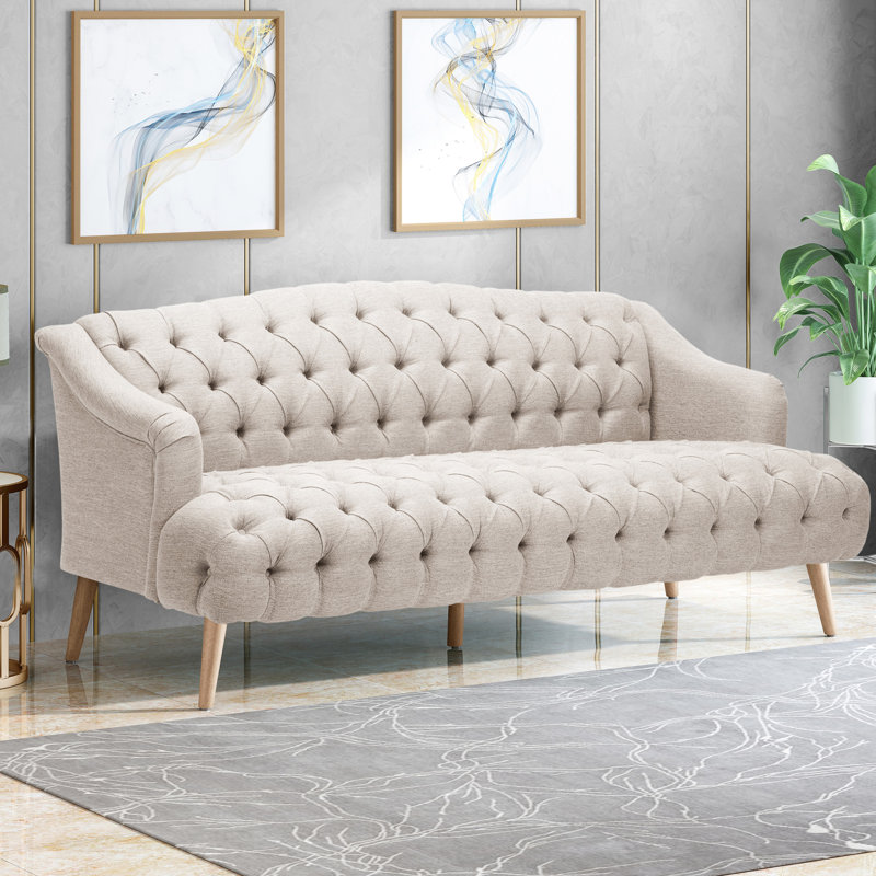 3 avec une touche de design contemporain - tissu en polyuréthane, pieds en bois de bouleau, surpiqûres à losanges, assise confortable
