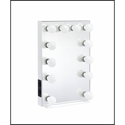 Miroir décoratif Asa à finition blanche avec surface réfléchissante généreuse, parfait pour les espaces modernes et contemporains.