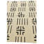 Tapis ivoire rectangulaire 6 pi Ponce