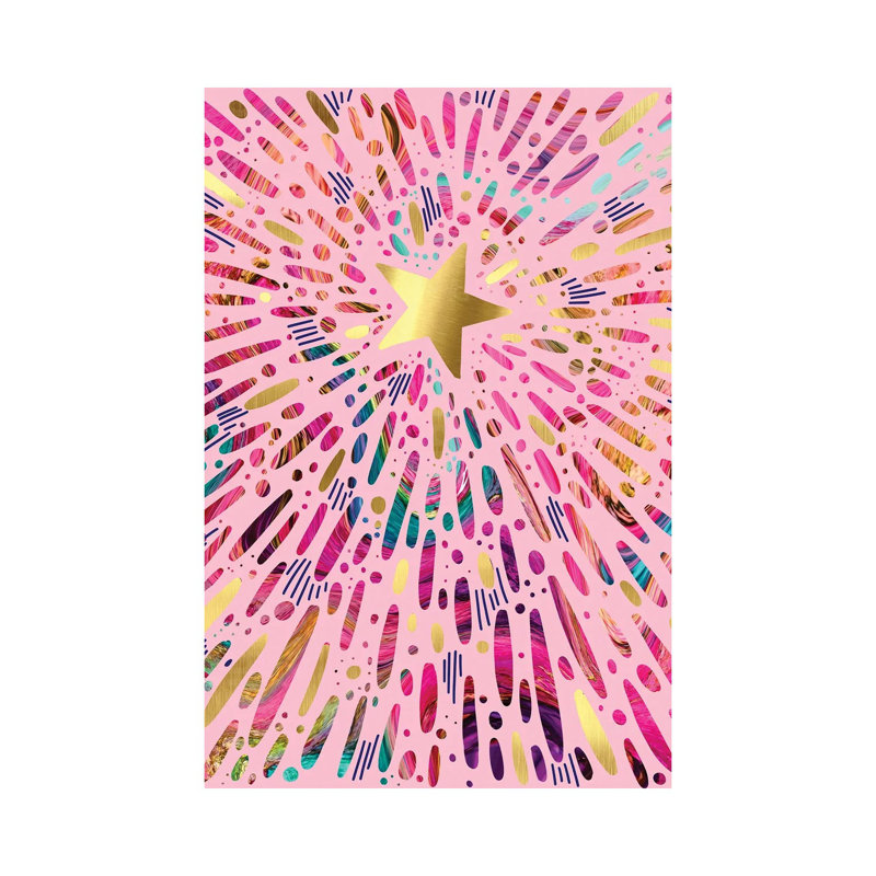 Starburst par ETTAVEE - Estampe numérique sur toile tendue avec châssis, H 26 po x l 18 po x 1,5 po