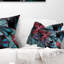 Coussin lombaire à motif floral fractal