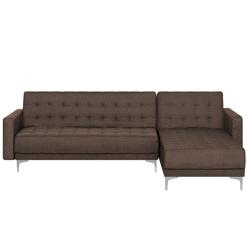 Wirrula 4 Seater Sofa Bed, Dark Brown