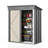 5 ft. W x 3 ft. D Metal Vertical Storage Shed-97266160