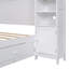 Lit en bois avec armoire et tablette tout-en-un-241795411