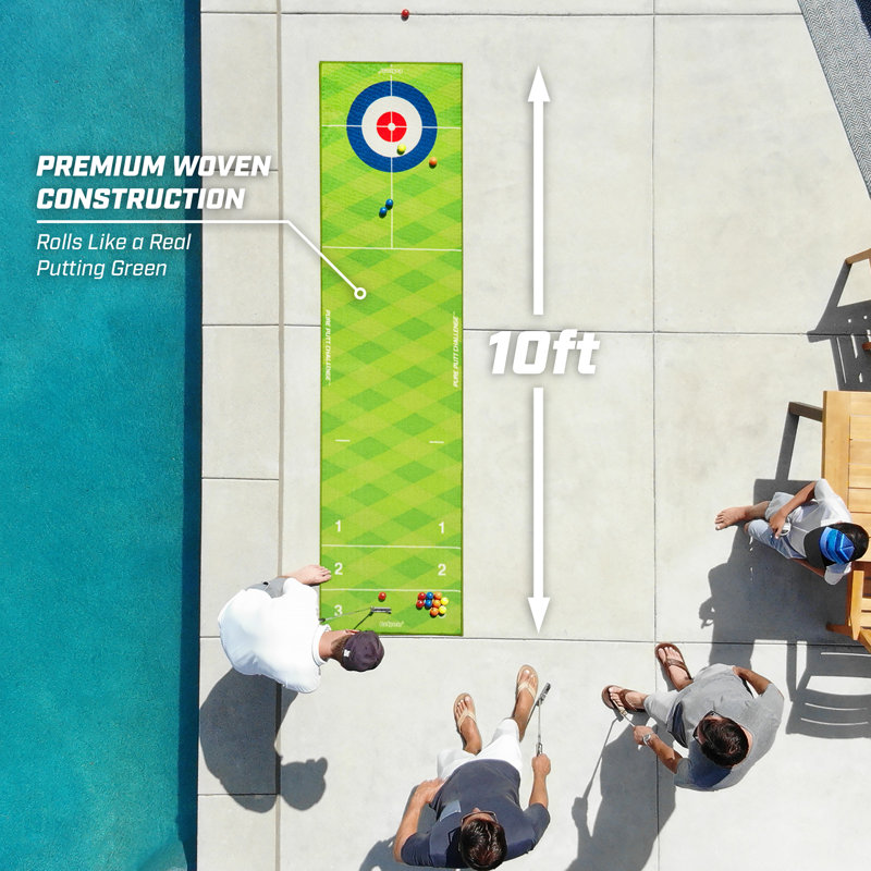 Golf en tissu à l’épreuve de 2,5' x 10' pure putt