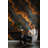 Abstract Wallpaper Marble Orange Wall Mural