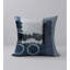 Housse de coussin décorative carrée en forme de coussin et insert-382097709