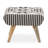 Gitane 58cm Wide Rectangle Geometric Footstool Ottoman