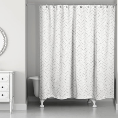 Rideau de douche simple Perine