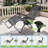 Zero Gravity Chairs 330 Lb Capacity Adjustable Canopy Headrest For Outdoor Patio Or Beach-1367475676