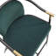 Tabouret de comptoir rembourré en tissu 26 po Rochin-87531173