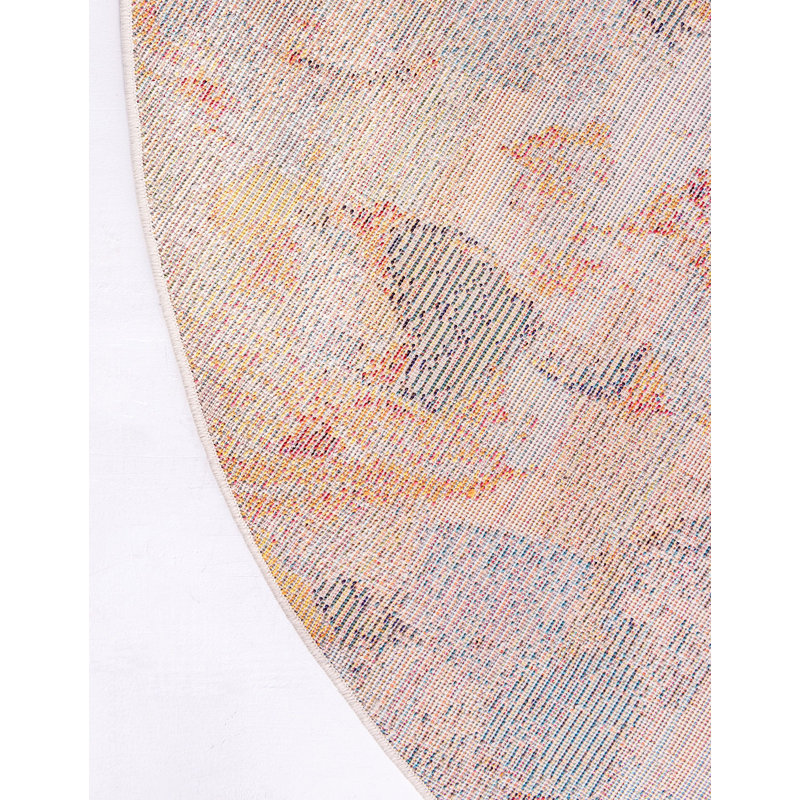 Patrocinia Abstract Indoor Rug, Round 4'