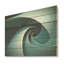 Turquoise, coquille spirale de poisson I - Nautilus, art sur bois de pin naturel-1917942742