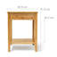 Dissay 40.5 cm W Bedside Table