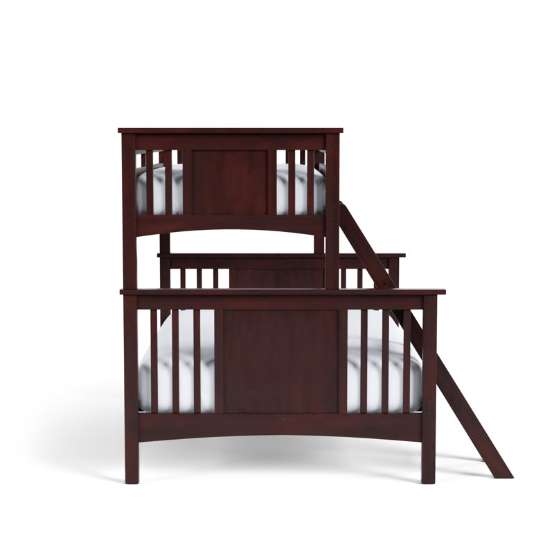 Sinniah Kids Twin Over Full Bunk Bed, Brown