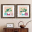 «Growing Happy I», ensemble de 2 peintures-663387090-663387091