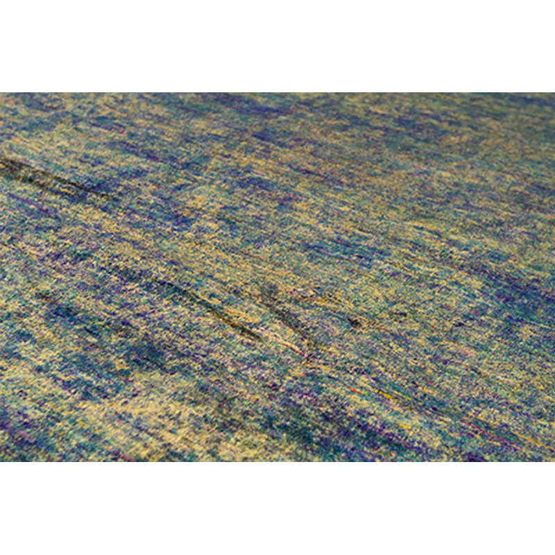 Silk Area Rug in Blue