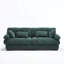 Canapé modulaire Cloud avec causeuse modulaire, siège profond avec accoudoirs et 4 coussins, canapé en flanelle avancée et confortable pour le salon et la chambre à coucher-1347656321