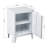 15.74 " Wide 2 - Shelf Storage Cabinet with