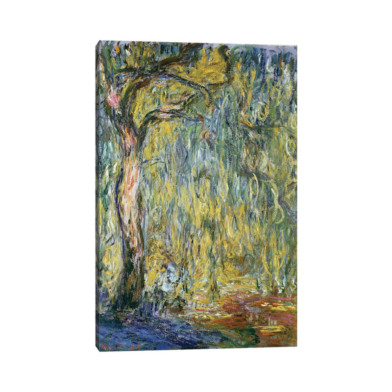 «The Large Willow» à Giverny, 1918 - Giclée sur toile tendue avec châssis