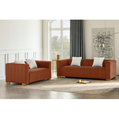 Clifford 2 - Piece Velvet Living Room Set