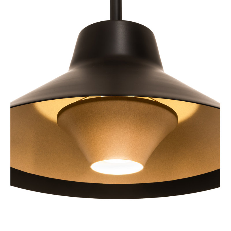 Luminaire suspendu conique à 1 lumière Hermosa