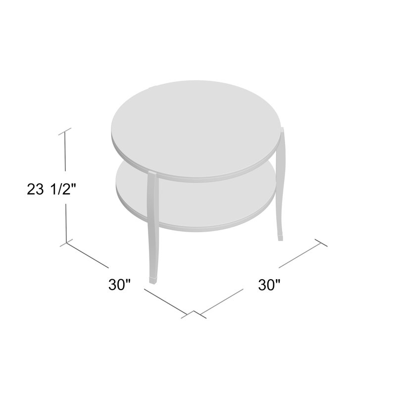 Vanucci Eclectics Glass Top Coffee Table