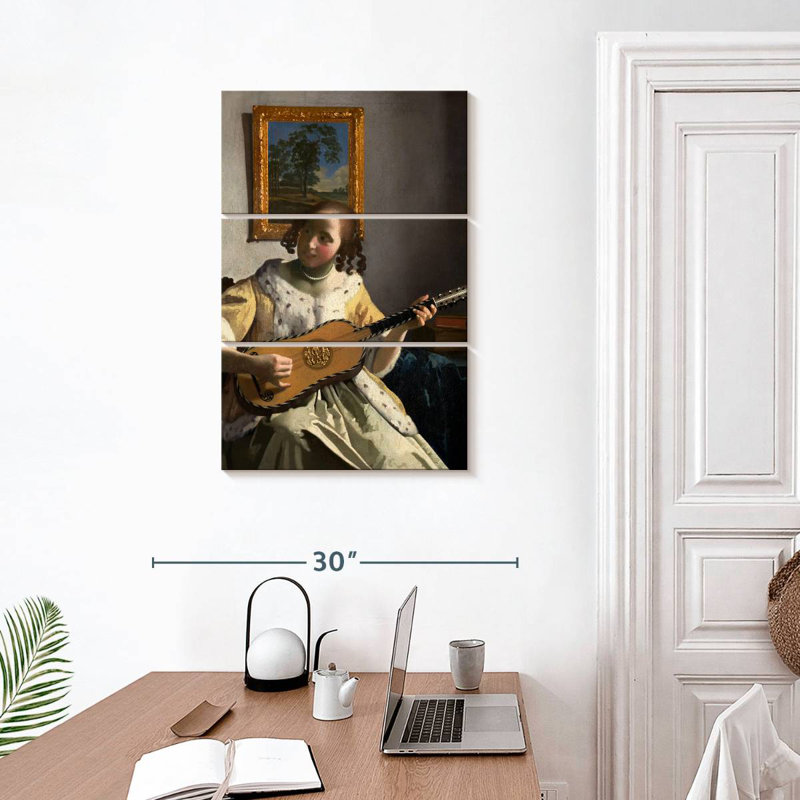 Abarca, le joueur de guitare, H 32 po x l 20 po