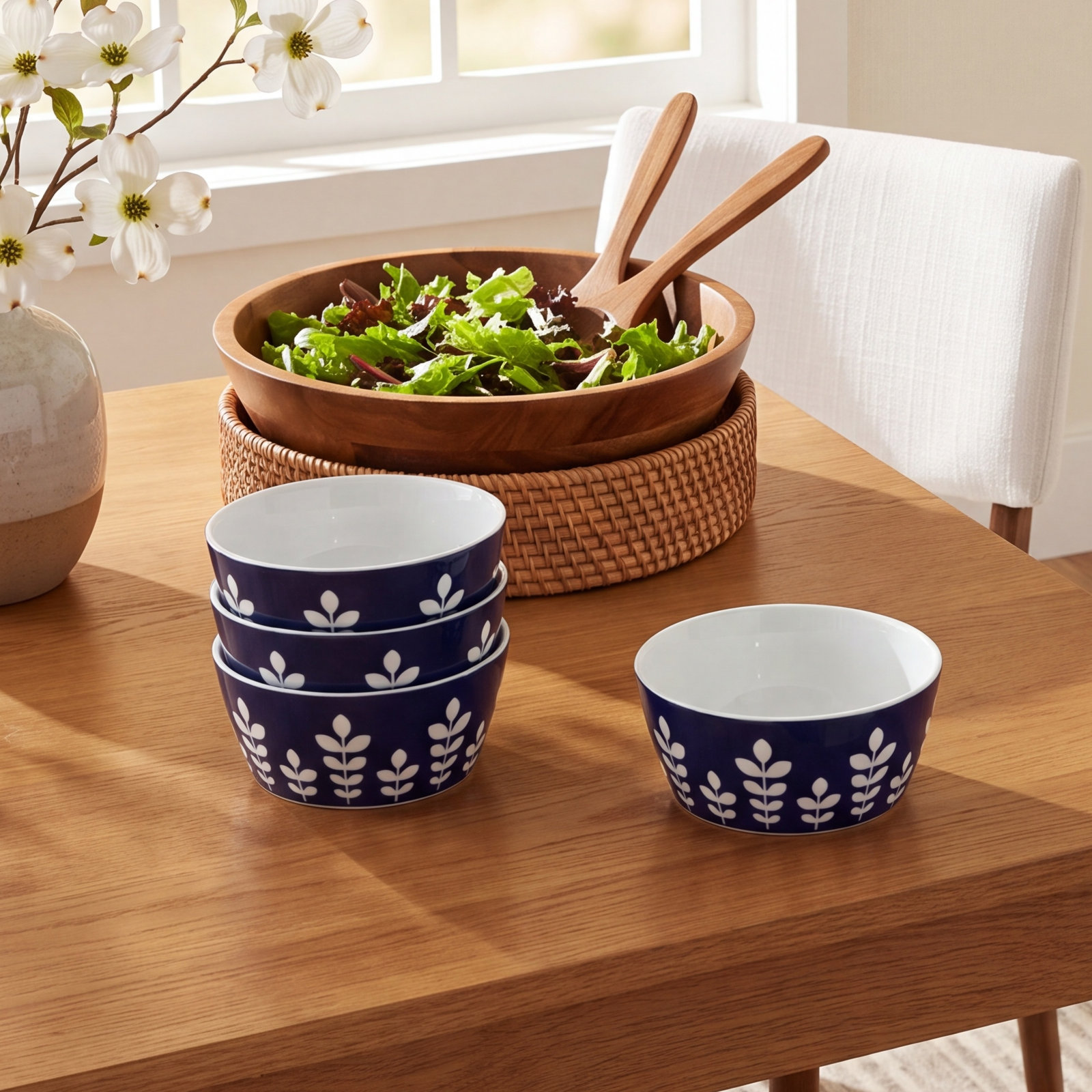 Bluefjord Porcelain Dessert Bowl