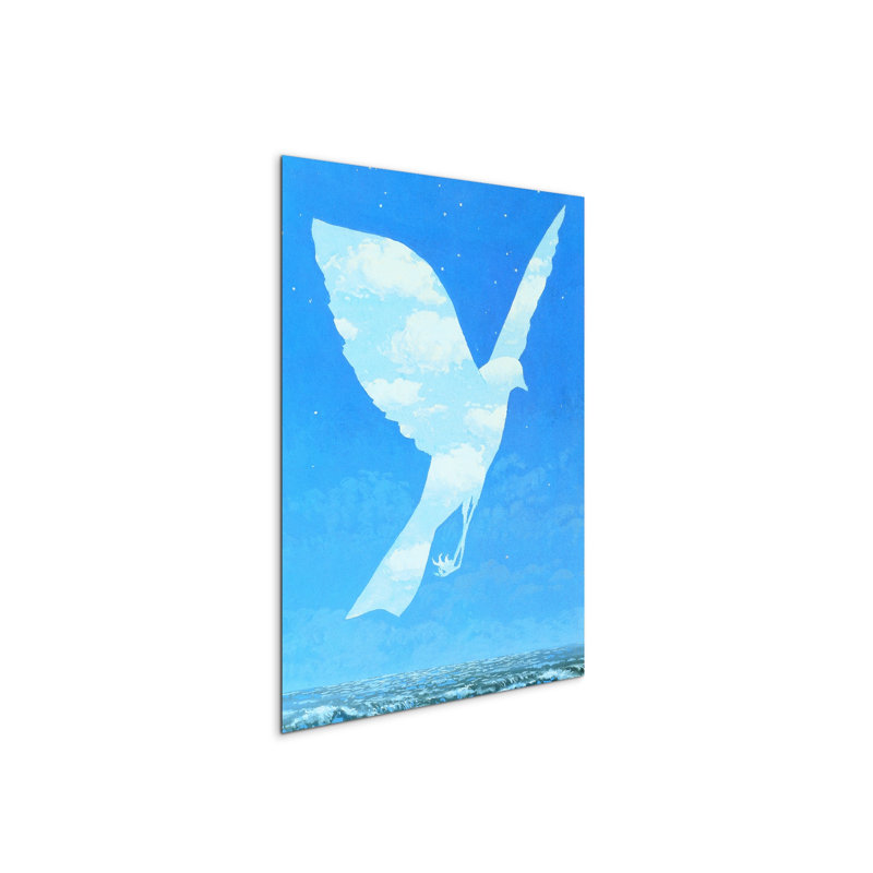 L'Entree en Scene 77.5cm H x 58cm W MetalArt Materic Aluminum Satin Effect, Frameless Panel, Lightweight Ready to Hang