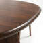 Table de salle à manger ovale en bois massif avec double piédestal Rozella