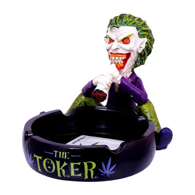 The Toker Ashtray 6 x 4 x 4 Inch Multicolor