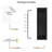 Ugashik Paulownia Floating Shelf with Towel Bar