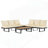 Versatile Outdoor Sofa Set with Adjustable Seats and Multiple Functional Tables-1543714089