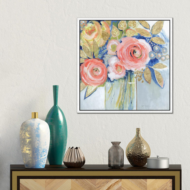 Metallic Bling, 45.72 cm H x 45.72 cm W, White