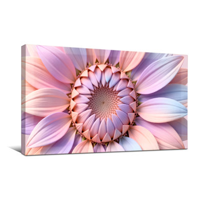 Plantes et fleurs, art floral fractal abstrait