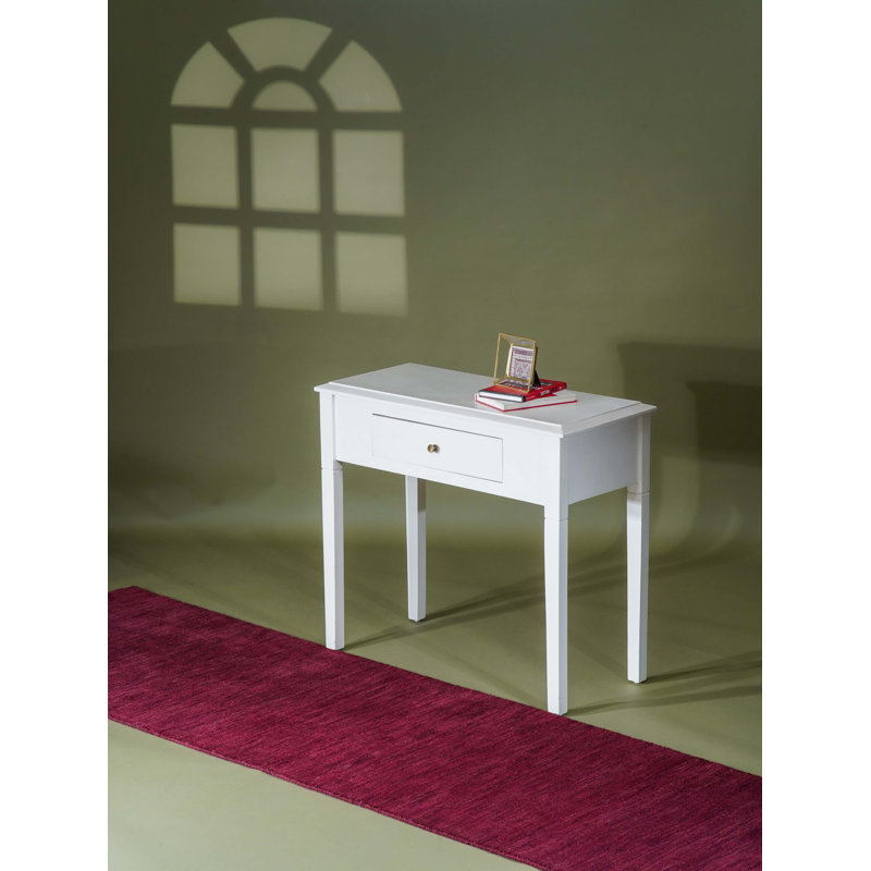 Handmade Dark Red Wool Runner Rug, 2'6" x 8'