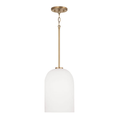  Luminaire suspendu en forme de dôme à 1 lumière