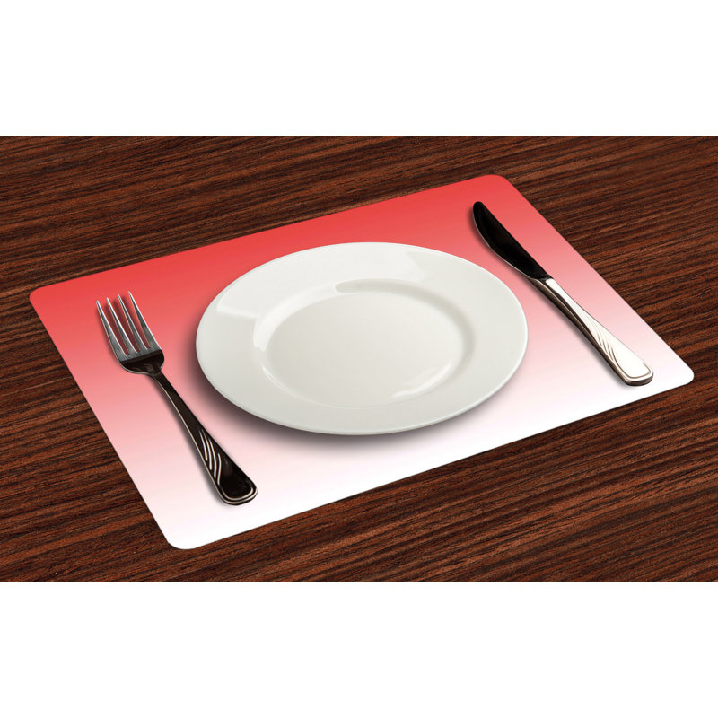 Napperon Ombre 18,5 ", Corail
