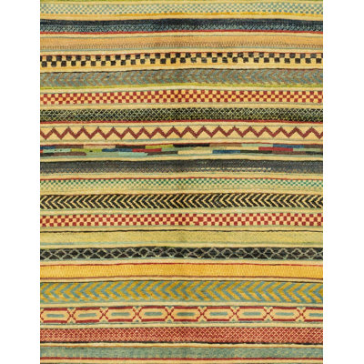 Wool Abstract Indoor Rug