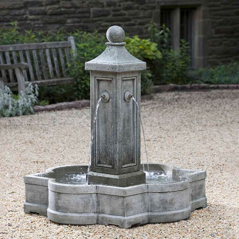 Provence Sculptural Fountain, Graystone