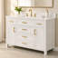 Ensemble de meuble-lavabo simple 48 po avec lavabo et dosseret en céramique 48 po-2065616614-2065616609